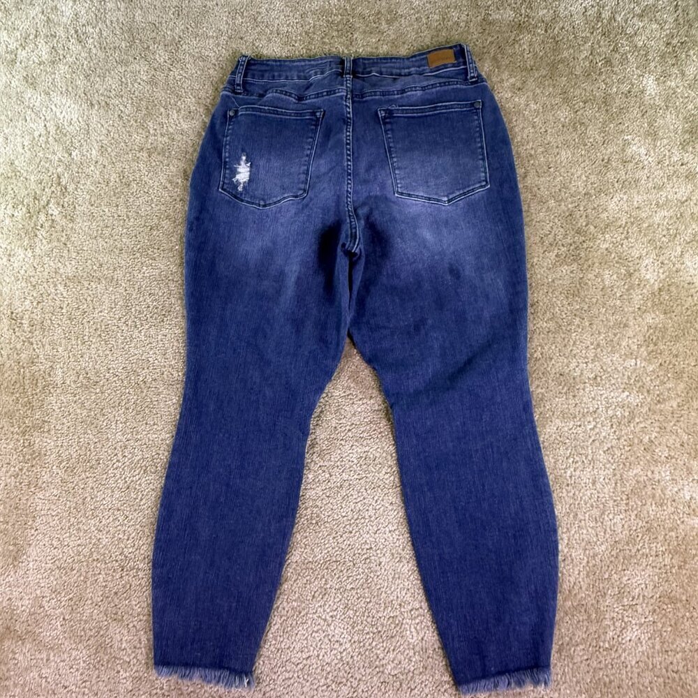 Judy Blue Los Angeles Skinny Fit Jeans Womens Size 18W Blue Denim 32x26 F131 - Picture 8 of 14